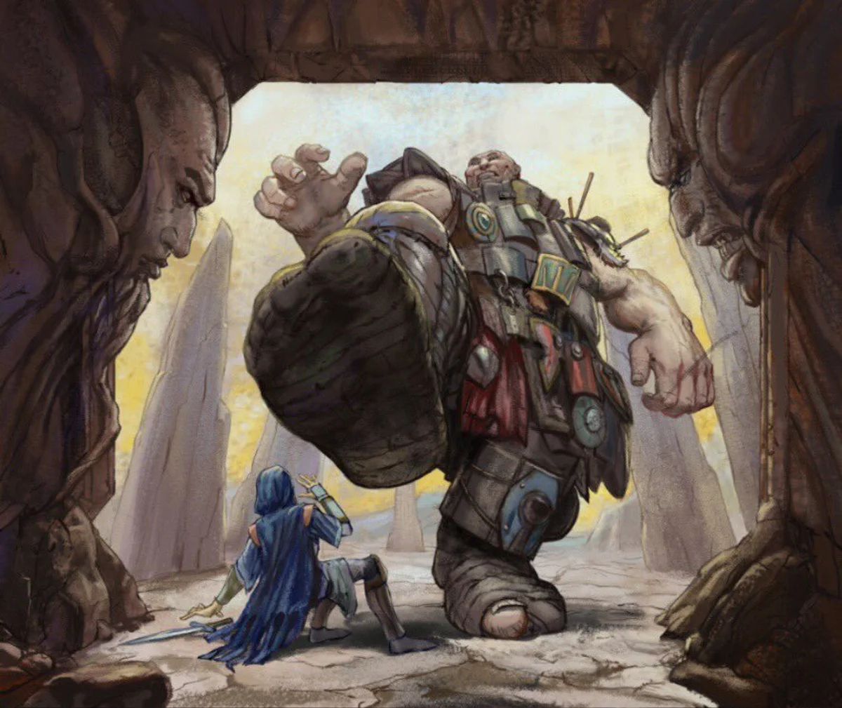 two headed giant mtg card Two-Headed of Foriys Giant Warrior 1993 Magic: The Gathering -