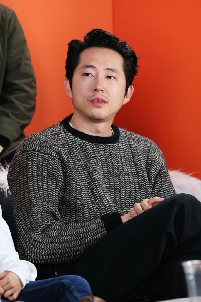 LOS ANGELES, CA - JULY 12: Steven Yeun is seen at "Jimmy Kimmel Live" on July 12, 2022 in Los Angeles, California.  (Photo by RB/Bauer-Griffin/GC Images)