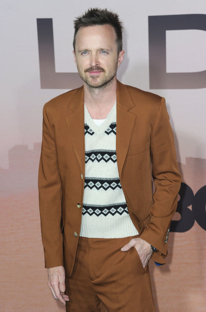 HOLLYWOOD, CA - MARCH 05:  Aaron Paul arrives for the Premiere Of HBO's "Westworld" Season 3 held at TCL Chinese Theatre on March 5, 2020 in Hollywood, California.  (Photo by Albert L. Ortega/Getty Images)