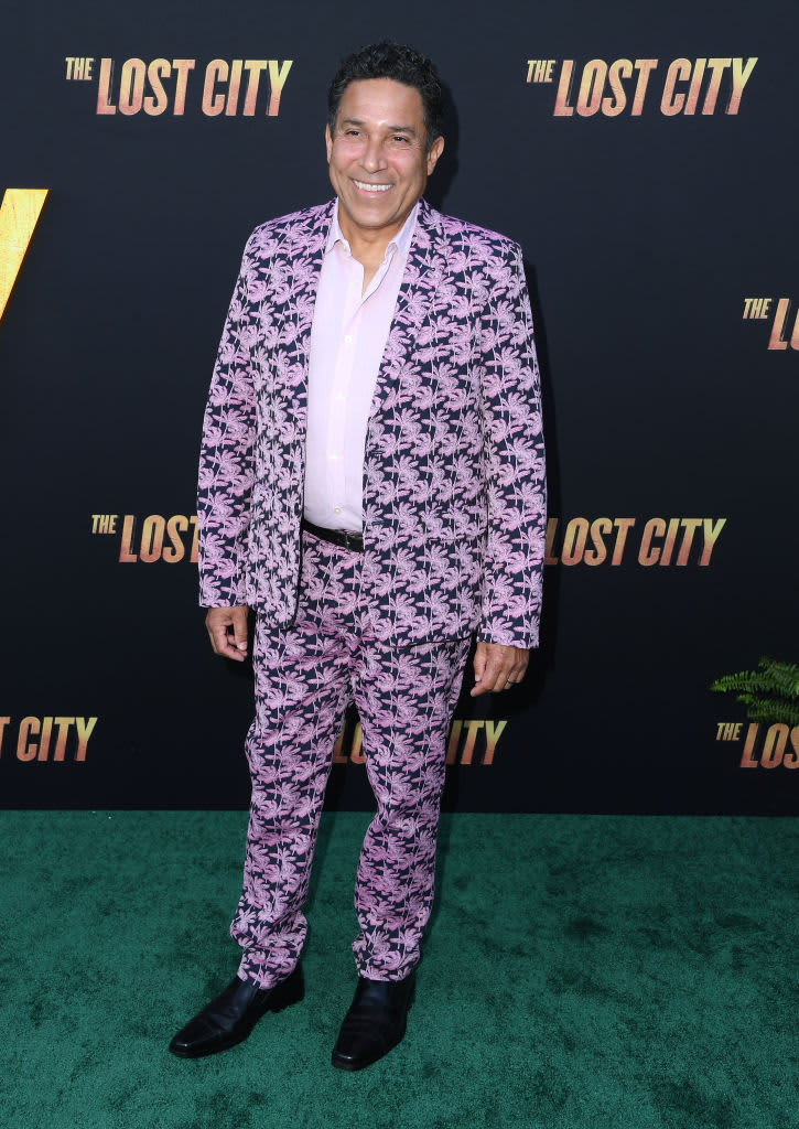 LOS ANGELES, CALIFORNIA - MARCH 21: Oscar Nuñez arrives at the Los Angeles Premiere Of Paramount Pictures' "The Lost City" at Regency Village Theatre on March 21, 2022 in Los Angeles, California. (Photo by Steve Granitz/FilmMagic)