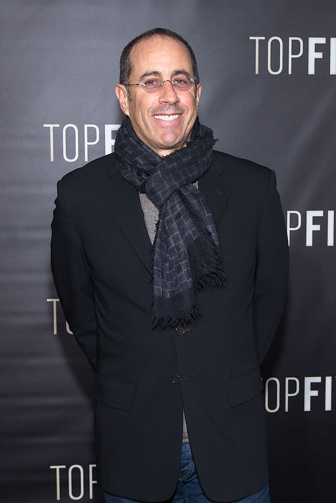 NEW YORK, NY - DECEMBER 03:  Comedian Jerry Seinfeld attends the "Top Five" New York Premiere at Ziegfeld Theater on December 3, 2014 in New York City.  (Photo by Mike Pont/FilmMagic)