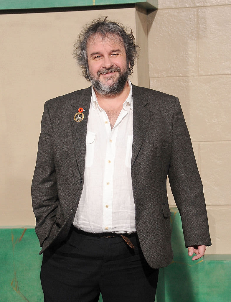 HOLLYWOOD, CA - DECEMBER 09: Director Peter Jackson arrives at the Los Angeles premiere of "The Hobbit: The Battle Of The Five Armies" at Dolby Theatre on December 9, 2014 in Hollywood, California.  (Photo by Gregg DeGuire/WireImage)
