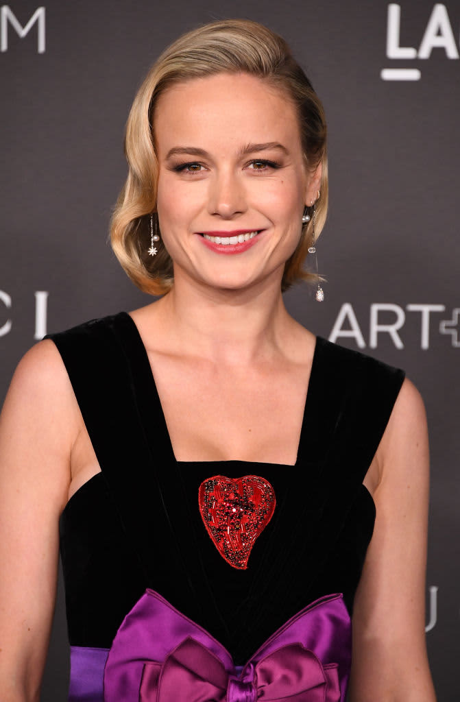 BEVERLY HILLS, CALIFORNIA - MARCH 26: Brie Larson attends the CHANEL and Charles Finch Pre-Oscar Awards Dinner at the Polo Lounge on March 26, 2022 in Beverly Hills, California. (Photo by Jon Kopaloff/WireImage )
