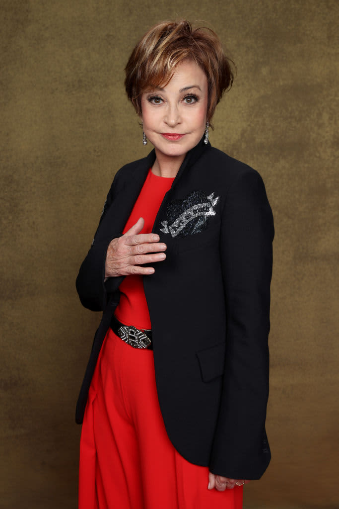 LOS ANGELES, CALIFORNIA - NOVEMBER 13: Annie Potts poses for a photo at the IMDb Exclusive Portraits studio during The 2021 Outfest Legacy Awards Gala at the Academy Museum of Motion Pictures on November 13, 2021 in Los Angeles, California. (Photo by Rich Polk/Getty Images for IMDb)