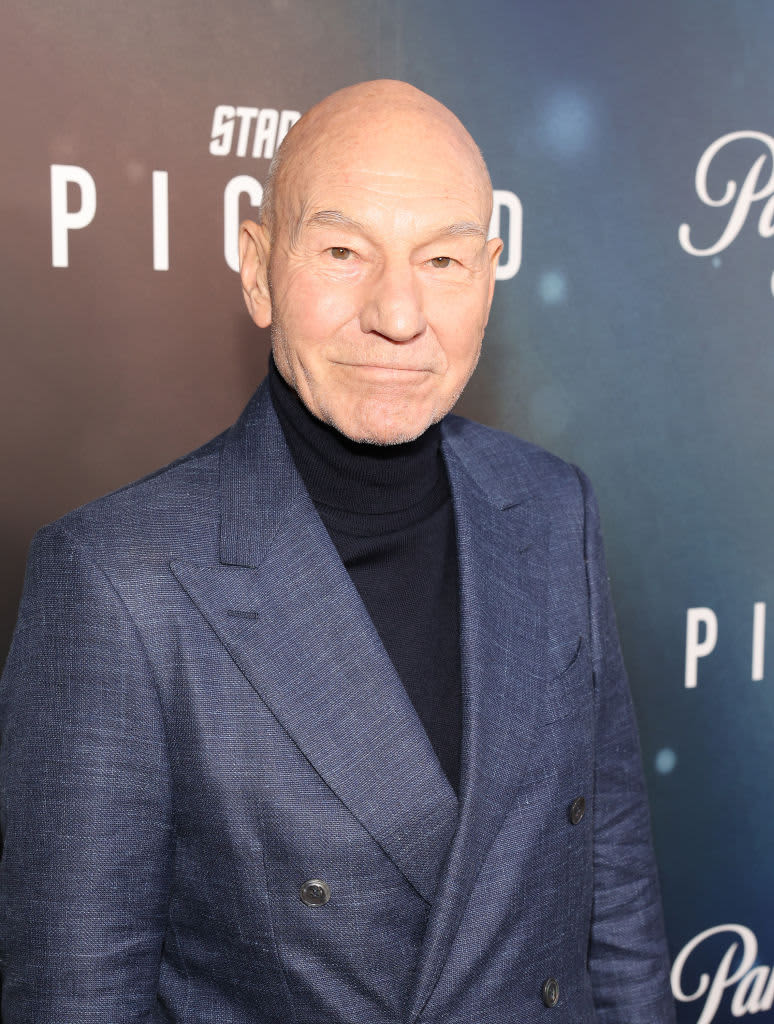 LOS ANGELES, CALIFORNIA - APRIL 19: Patrick Stewart attends the IMAX "Picard" screening at AMC The Grove 14 on April 19, 2023 in Los Angeles, California. (Photo by Jesse Grant/Getty Images for Paramount+)