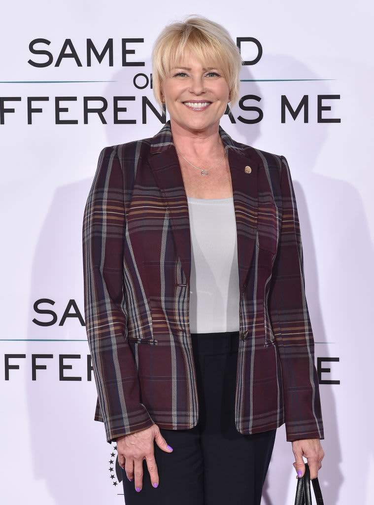 WESTWOOD, CA - OCTOBER 12:  Actress Judi Evans arrives at the premiere of 'Same Kind of Different as Me' at Westwood Village Theatre on October 12, 2017 in Westwood, California.  (Photo by Axelle/Bauer-Griffin/FilmMagic)