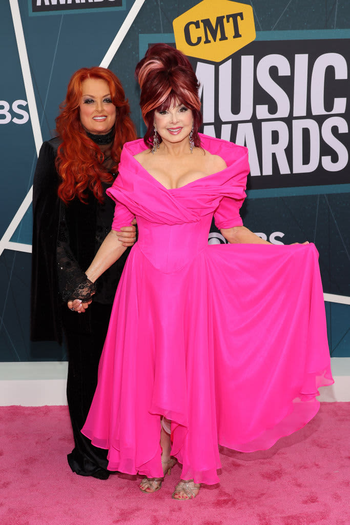 NASHVILLE, TENNESSEE - APRIL 11: Wynonna Judd and Naomi Judd of The Judds attend the 2022 CMT Music Awards at Nashville Municipal Auditorium on April 11, 2022 in Nashville, Tennessee. (Photo by Jason Kempin/Getty Images for CMT)