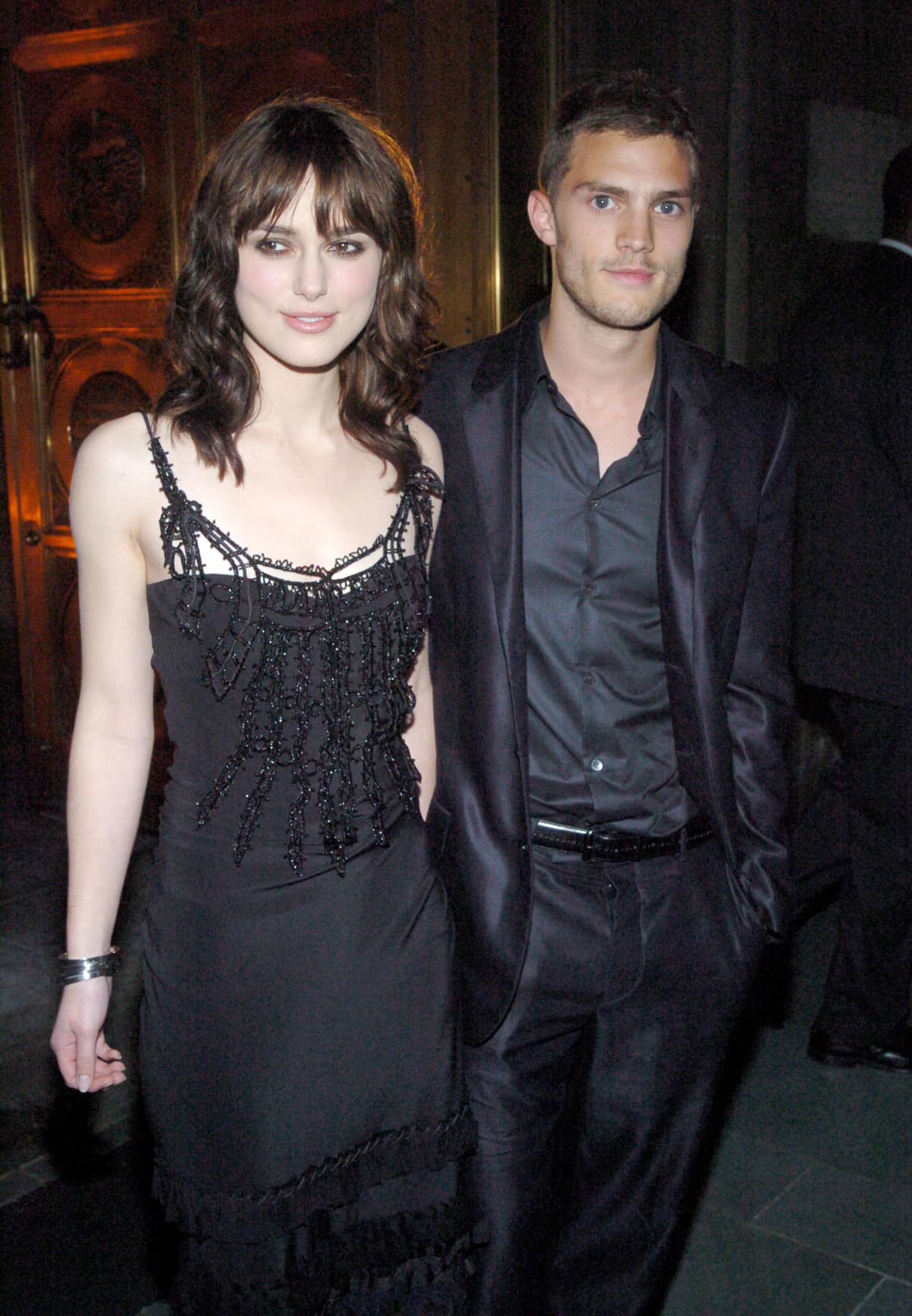 Keira Knightley with her Boyfriend Jamie Dornan during "King Arthur" New York Premiere - After Party at St. Patrick's Cathedral in New York City, New York, United States. (Photo by Dimitrios Kambouris/WireImage)