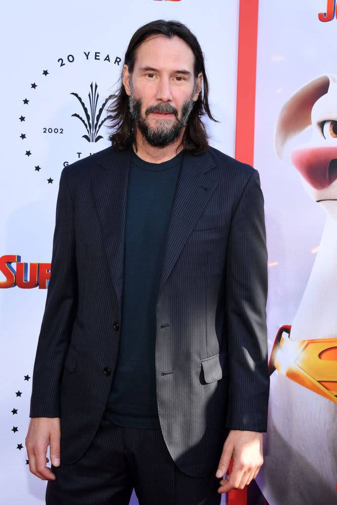 LOS ANGELES, CALIFORNIA - JULY 13: Keanu Reeves attends a special screening of Warner Bros. "DC League of Super Pets" at AMC The Grove 14 on July 13, 2022 in Los Angeles, California. (Photo by Jon Kopaloff/Getty Images)