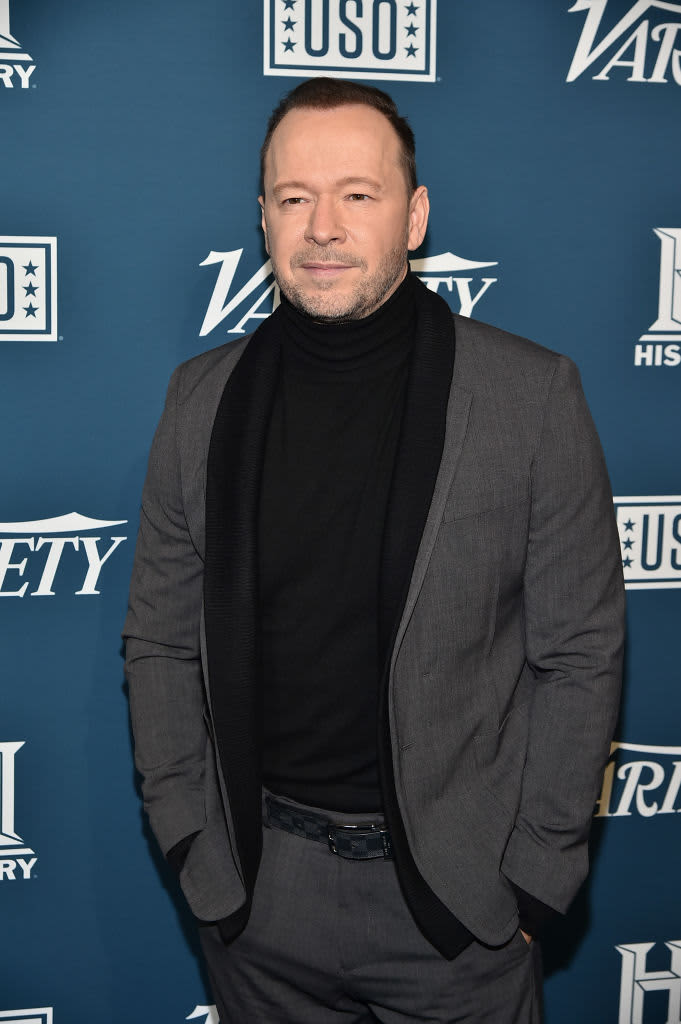 NEW YORK, NEW YORK - NOVEMBER 06:  Donnie Wahlberg attends Variety's 3rd Annual Salute To Service at Cipriani 25 Broadway on November 06, 2019 in New York City. (Photo by Theo Wargo/Getty Images)