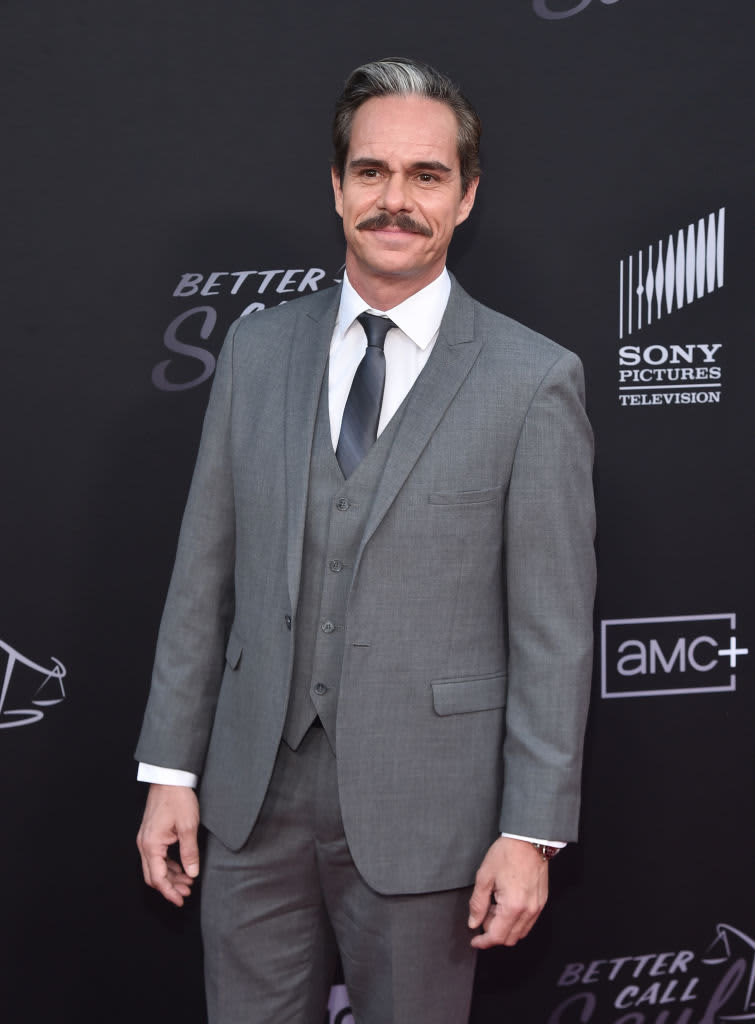 LOS ANGELES, CALIFORNIA - APRIL 07: Tony Dalton attends the Premiere of The Sixth And Final Season Of AMC's "Better Call Saul" at the Hollywood Legion Theater on April 07, 2022 in Los Angeles, California. (Photo by Alberto E. Rodriguez/Getty Images)