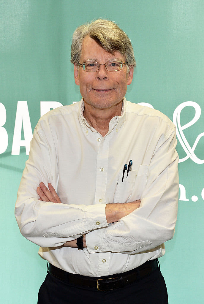 NEW YORK, NY - NOVEMBER 11:  Author Stephen King signs the copies of his book "Revival" at Barnes & Noble Union Square on November 11, 2014 in New York City.  (Photo by Slaven Vlasic/Getty Images)