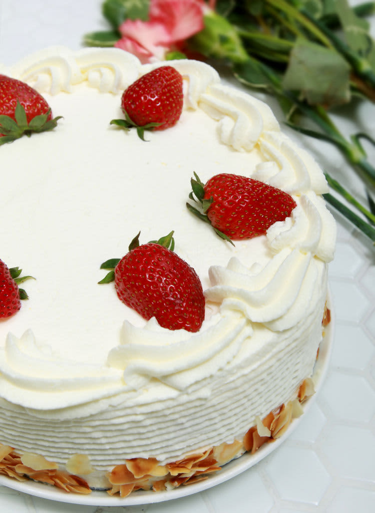 Strawberry cream cake. 21APR11 (Photo by Jonathan Wong/South China Morning Post via Getty Images)