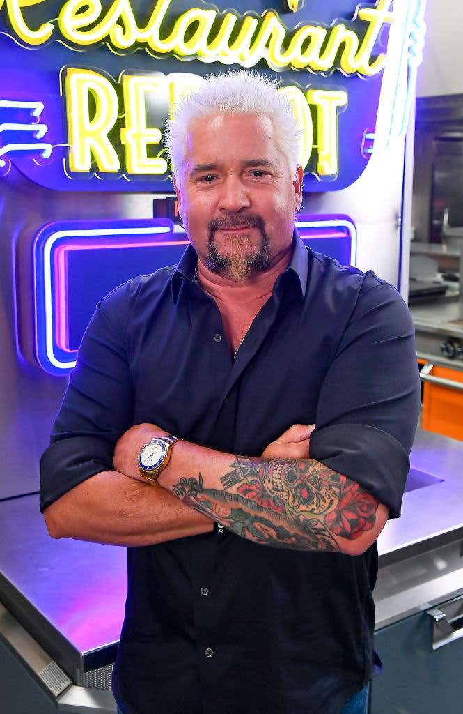 ST HELENA, CALIFORNIA - JUNE 12: In this image released on June 12, Guy Fieri attends Guy Fieri's Restaurant Reboot at The Culinary Institute of America in St Helena, California. (Photo by Steve Jennings/Getty Images)