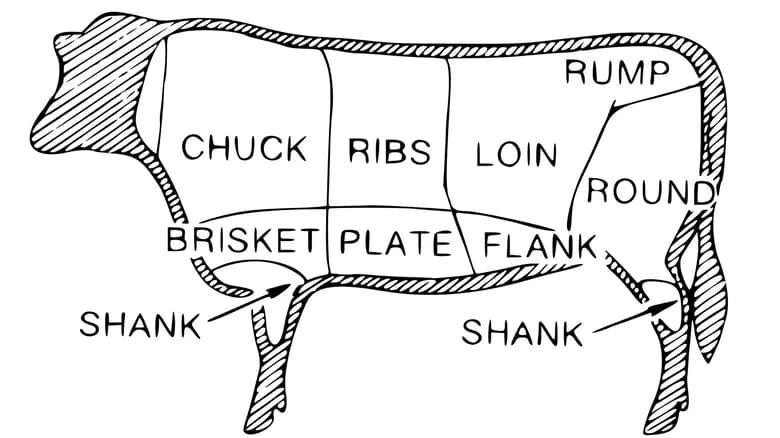 Forequarter Vs. Hindquarter Primal Beef Cuts: What's The Difference?