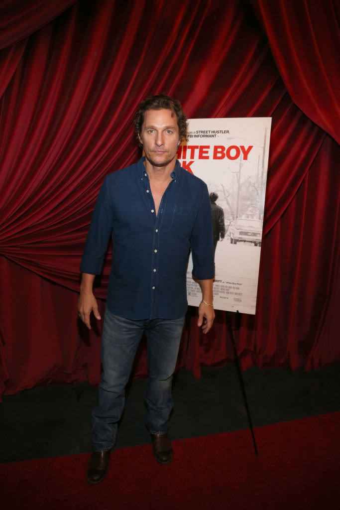 Matthew McConaughey attends a special screening of "White Boy Rick"