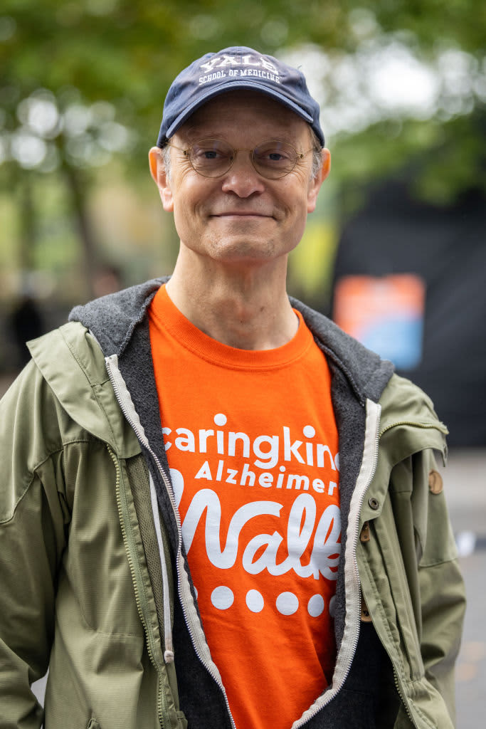 NEW YORK, NEW YORK - OCTOBER 10: Actor David Hyde Pierce attends the CaringKind Alzheimer's Fundraising & Awareness Walk at The Naumburg Bandshell in Central Park on October 10, 2021 in New York City. (Photo by Alexi Rosenfeld/Getty Images)