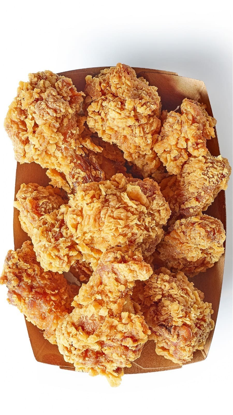 Fried chicken in container