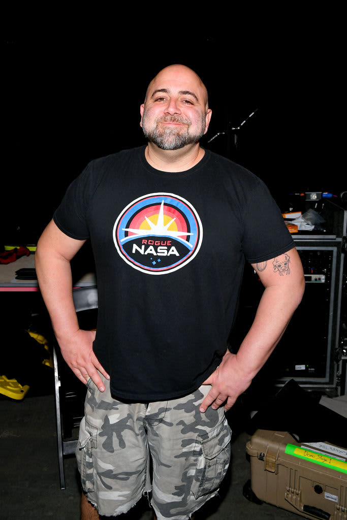 NEW YORK, NEW YORK - OCTOBER 12: Chef Duff Goldman poses backstage at the Grand Tasting presented by ShopRite featuring Culinary Demonstrations at The IKEA Kitchen presented by Capital One at Pier 94 on October 12, 2019 in New York City. (Photo by Dave Kotinsky/Getty Images for NYCWFF)