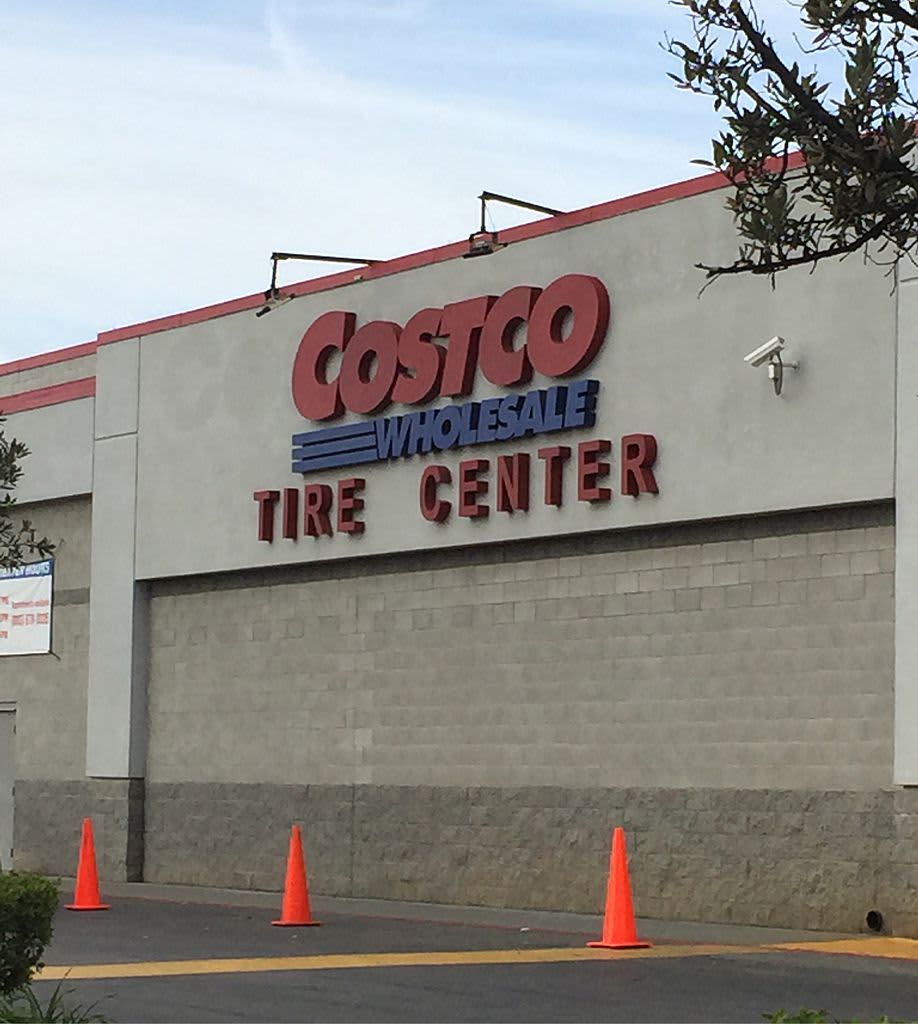 Costco wholesale sign in Simi Valley, CA 