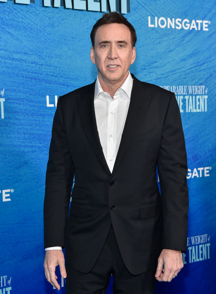 LOS ANGELES, CALIFORNIA - APRIL 18: Nicolas Cage attends the Los Angeles special screening of "The Unbearable Weight of Massive Talent" at DGA Theater Complex on April 18, 2022 in Los Angeles, California. (Photo by Rodin Eckenroth/WireImage)