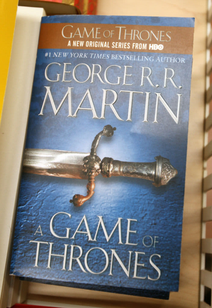 Boston, MA - A Game of Thrones, one of the good summer books on display at Trident Booksellers & Cafe on Newbury St. Boston Herald staff photo by John Wilcox. (Photo by John Wilcox/MediaNews Group/Boston Herald via Getty Images)
