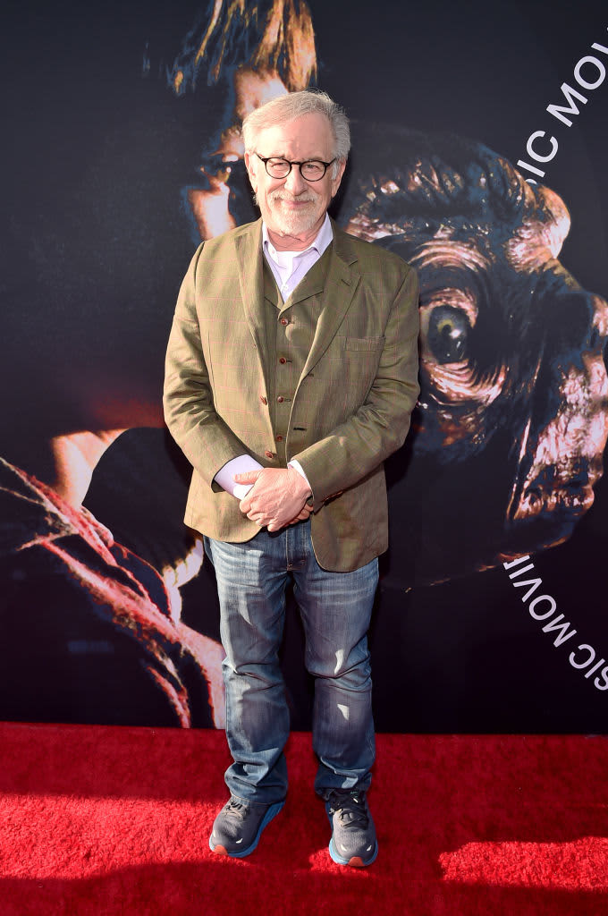 HOLLYWOOD, CALIFORNIA - APRIL 21: Steven Spielberg attends the 2022 TCM Classic Film Festival Opening Night 40th Anniversary Screening of "E.T. The Extra-Terrestrial…" at TCL Chinese Theatre on April 21, 2022 in Hollywood, California. (Photo by Alberto E. Rodriguez/Getty Images)