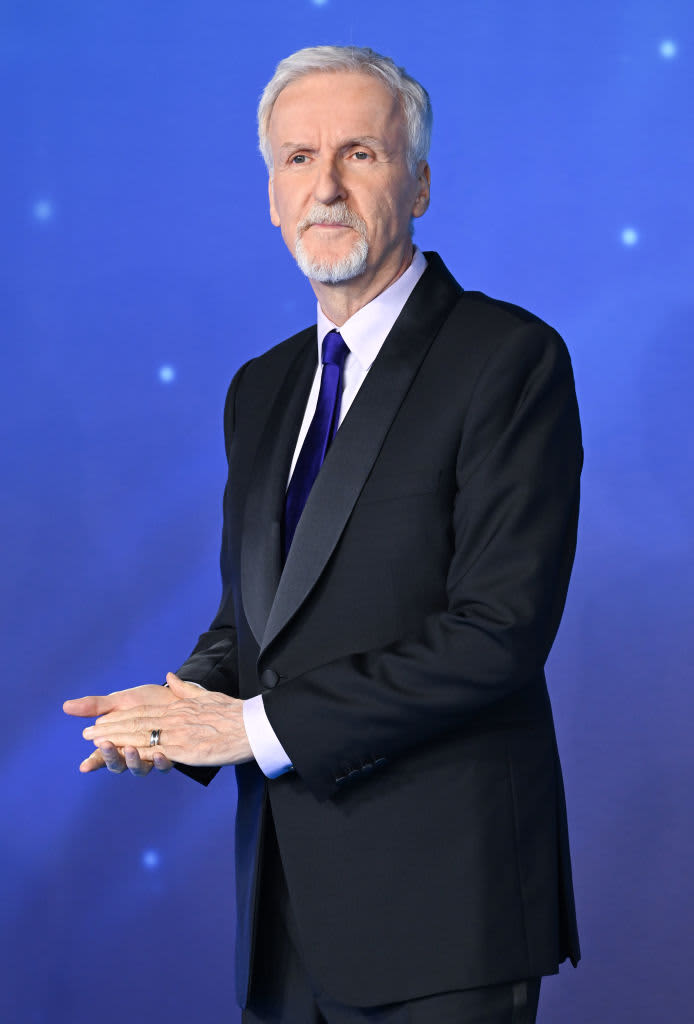 LONDON, ENGLAND - DECEMBER 06: Director James Cameron attends the "Avatar: The Way Of Water" World Premiere at Odeon Luxe Leicester Square on December 06, 2022 in London, England. (Photo by Karwai Tang/WireImage)