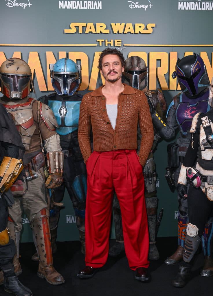 LONDON, ENGLAND - FEBRUARY 22: Pedro Pascal attends 'The Forge' experience inspired by the Star Wars series The Mandalorian, to celebrate the launch of The Mandalorian Season 3, on February 22, 2023 in London, England. (Photo by Jeff Spicer/Jeff Spicer/Getty Images for Disney)