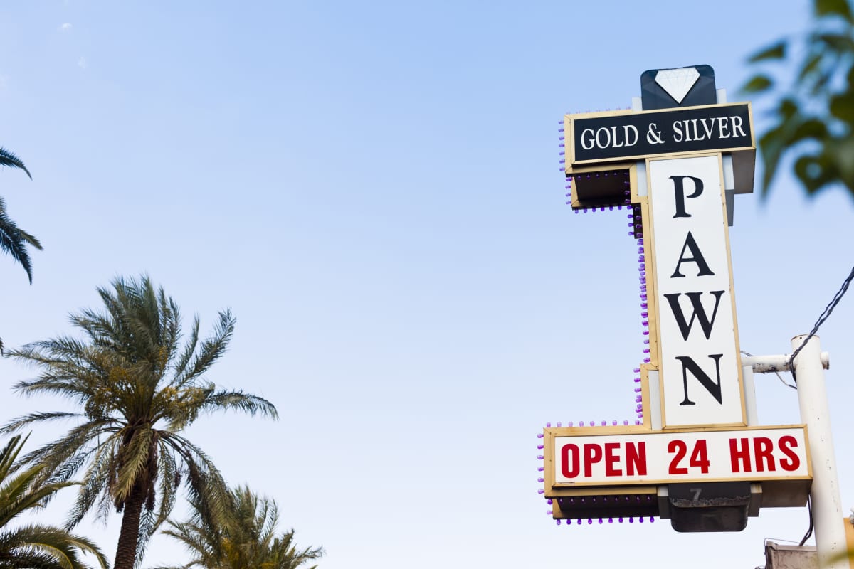 Las Vegas, Nevada, United States - July 23, 2011: Gold and Silver Pawn Shop in Las Vegas Nevada, the store is famous because of the television show Pawn Stars