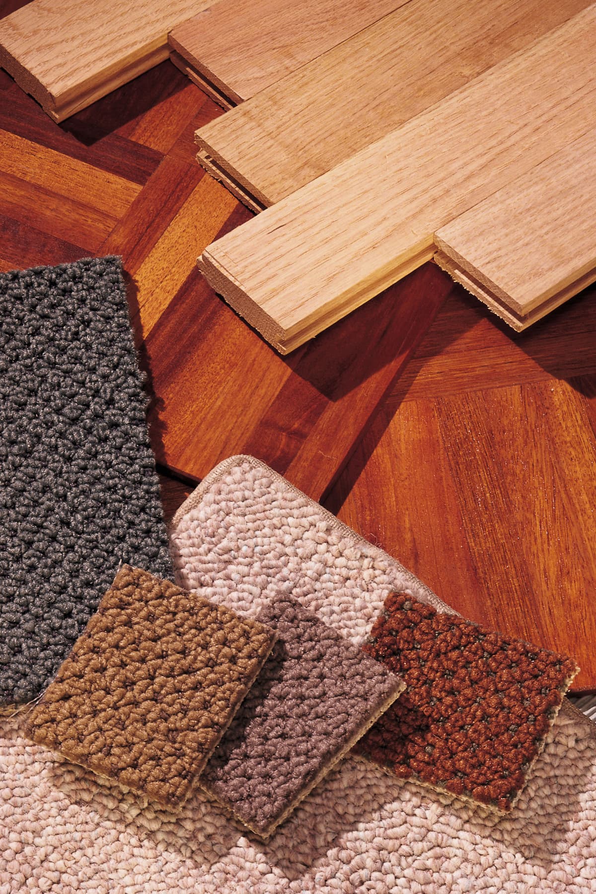 assorted types of flooring