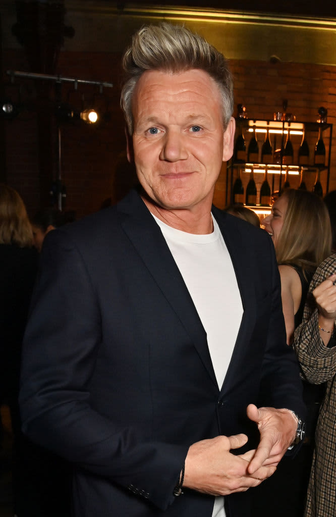 LONDON, ENGLAND - APRIL 05: Gordon Ramsay attends the GQ Food & Drink Awards 2023 at the St Pancras Renaissance Hotel on April 5, 2023 in London, England. (Photo by Dave Benett/Getty Images)