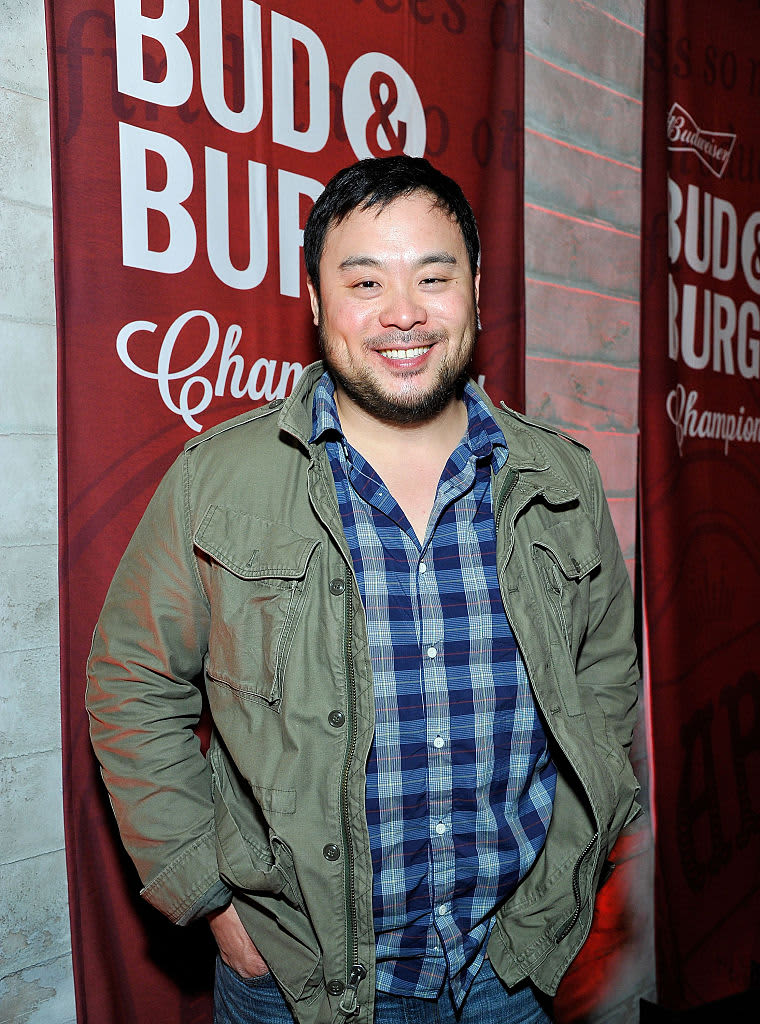 David Chang smiling at an event outside