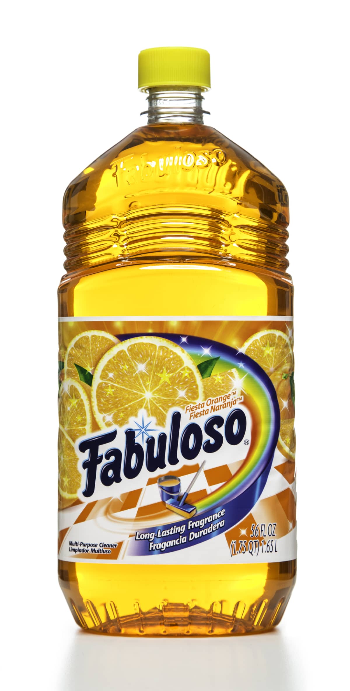 A bottle of Fabuloso