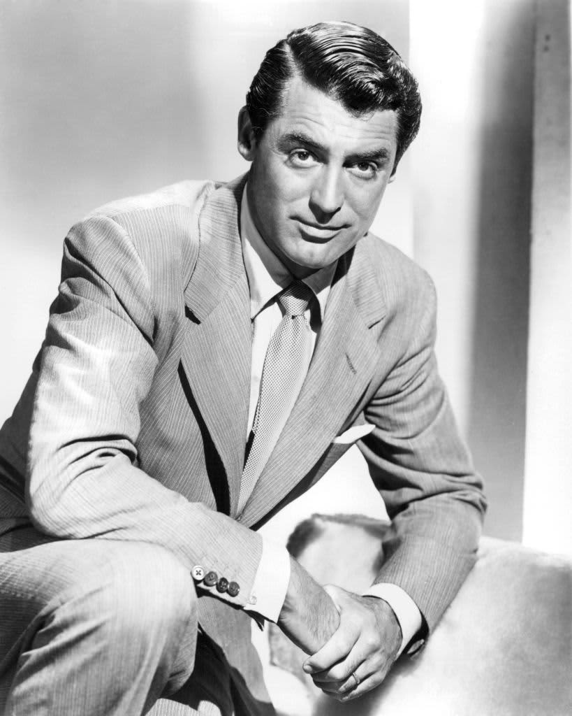 Cary Grant Smoking a Cigarette