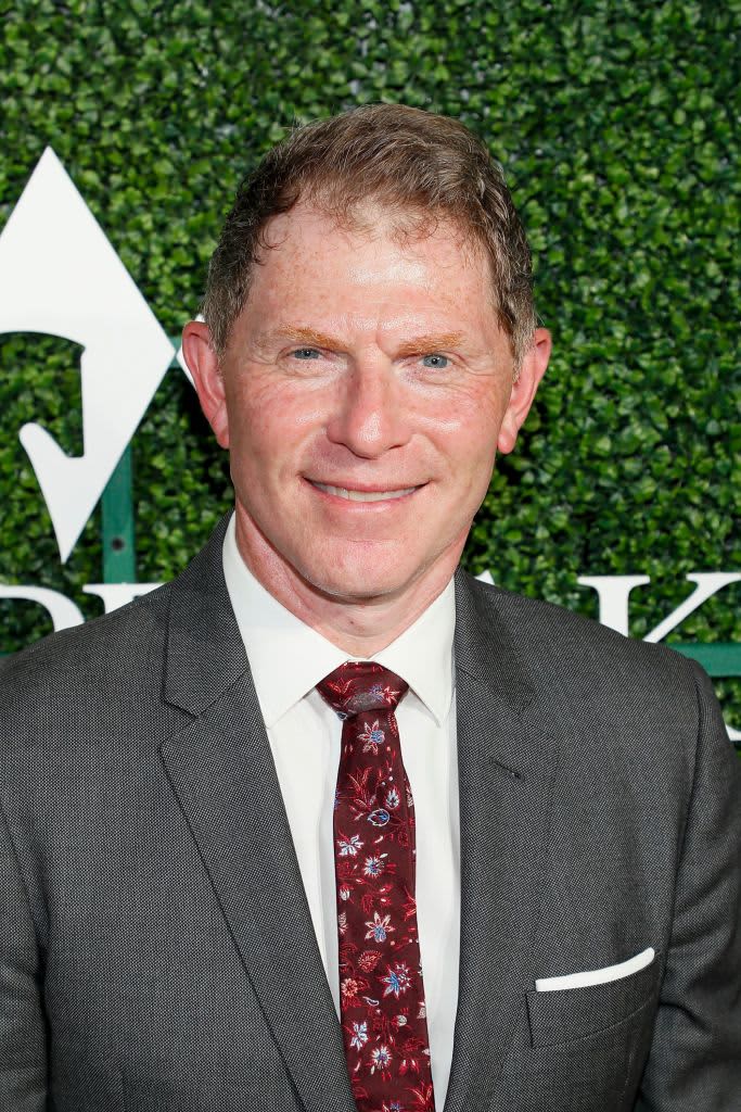 BALTIMORE, MARYLAND - MAY 20: Bobby Flay attends the 98th Black-Eyed Susan Day hosted by 1/ST at Pimlico Race Course on May 20, 2022 in Baltimore, Maryland. (Photo by Paul Morigi/Getty Images for 1/ST)