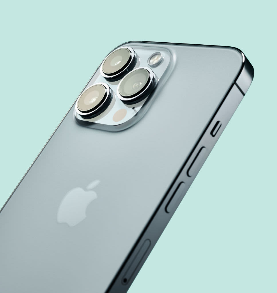 An Apple iPhone 13 Pro smartphone, taken on September 29, 2021. (Photo by Neil Godwin/Future Publishing via Getty Images)