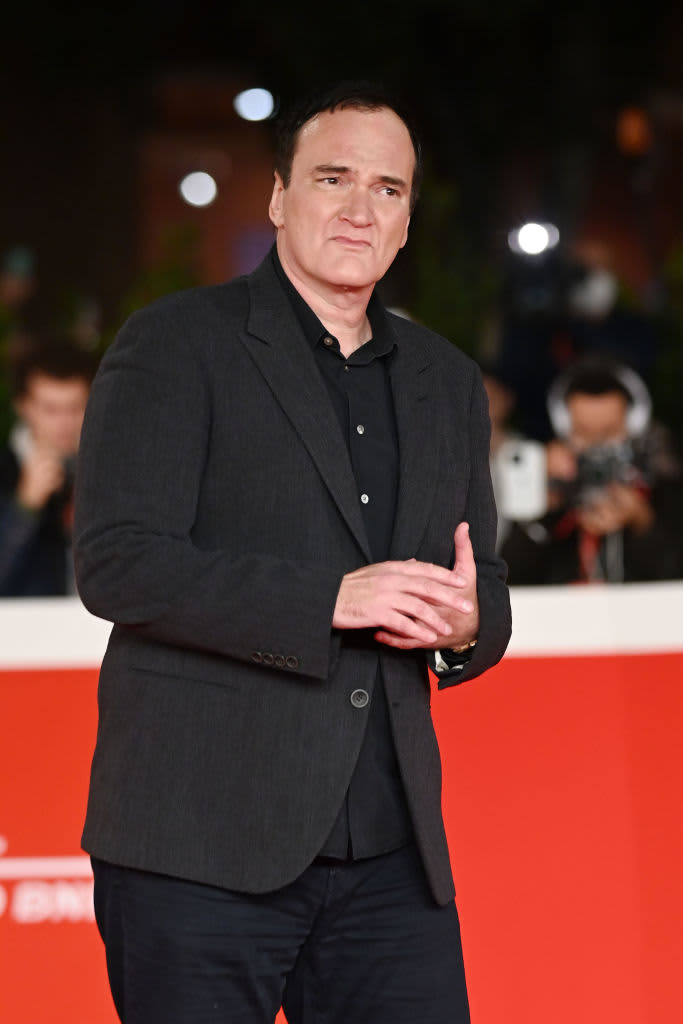 ROME, ITALY - OCTOBER 19: Quentin Tarantino attends the close encounter red carpet during the 16th Rome Film Fest 2021 on October 19, 2021 in Rome, Italy. (Photo by Daniele Venturelli/Daniele Venturelli/WireImage)
