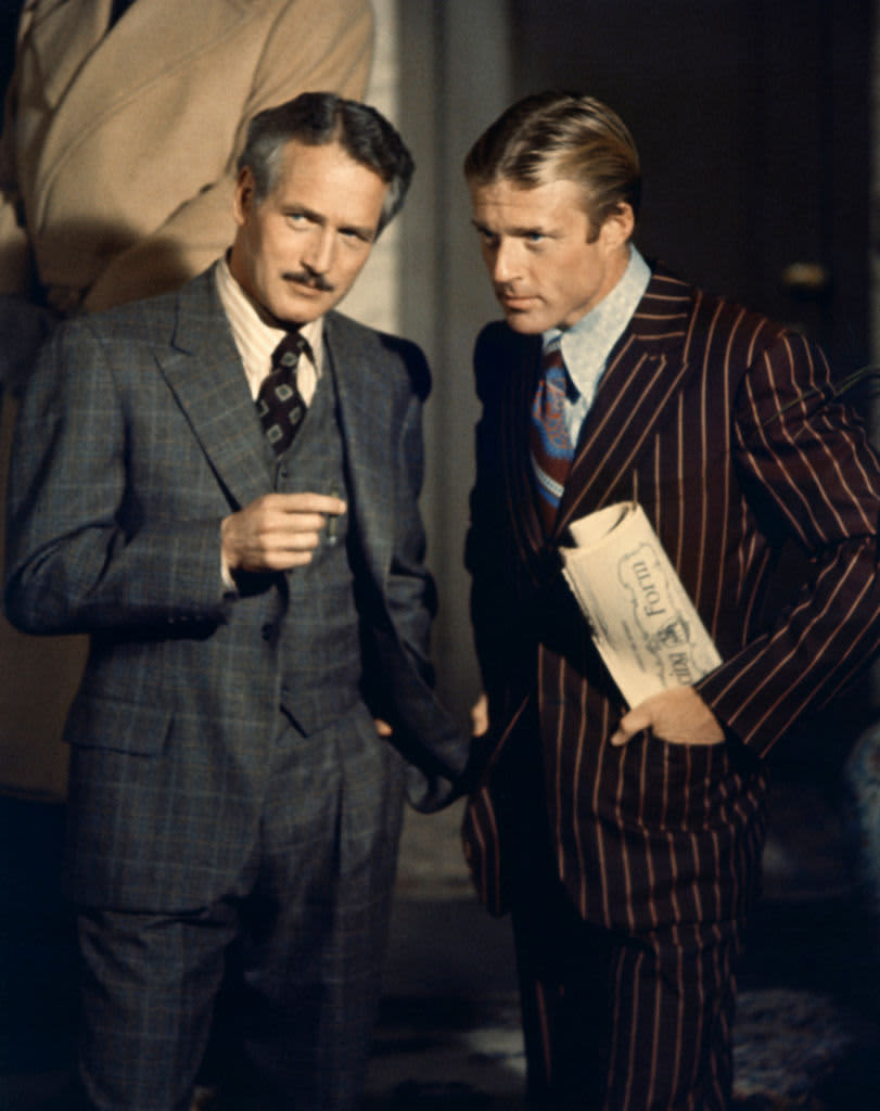 The Sting Paul Newman and Robert Redford from the classic 1973 movie. (Photo by Screen Archives/Getty Images)