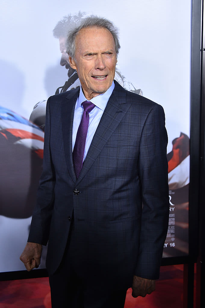 NEW YORK, NY - DECEMBER 15:  Director and Producer Clint Eastwood arrives at the "American Sniper" New York Premiere at Frederick P. Rose Hall, Jazz at Lincoln Center on December 15, 2014 in New York City.  (Photo by Theo Wargo/Getty Images)