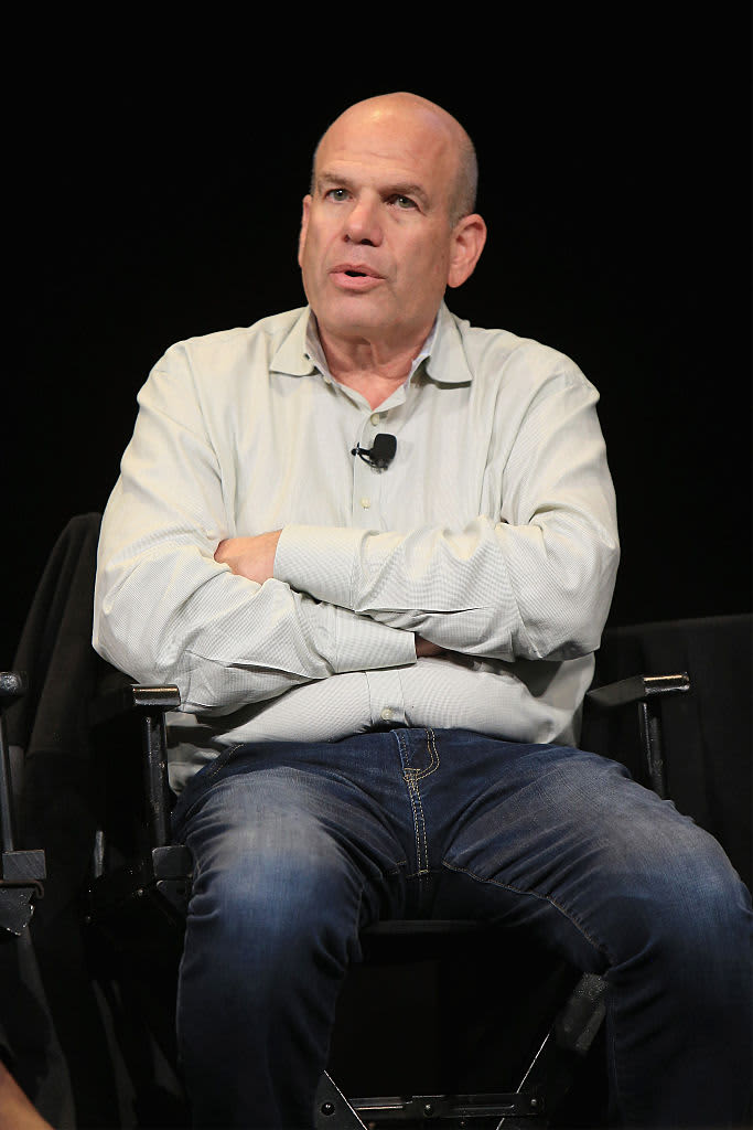 NEW YORK, NEW YORK - APRIL 21: David Simon attends HBO's "We Own This City" New York Premiere at Times Center on April 21, 2022 in New York City. (Photo by Arturo Holmes/WireImage)