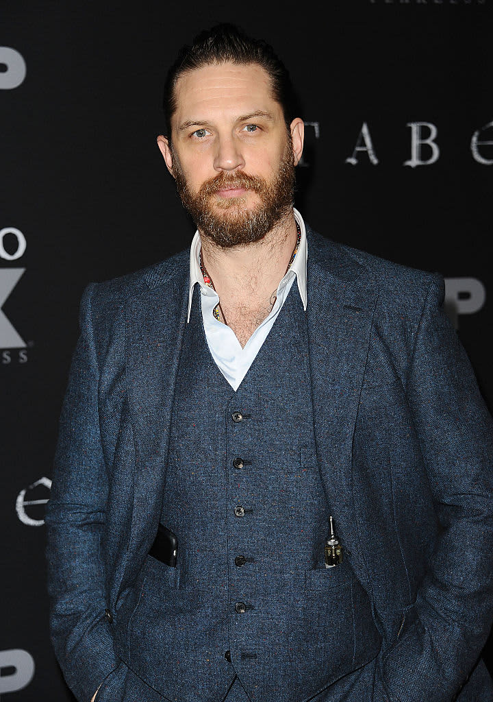LONDON, UNITED KINGDOM - JUNE 11: (EMBARGOED FOR PUBLICATION IN UK NEWSPAPERS UNTIL 24 HOURS AFTER CREATE DATE AND TIME) Tom Hardy attends the Sentebale Audi Concert at Hampton Court Palace on June 11, 2019 in London, England. The charity Sentebale was founded by Their Royal Highnesses The Duke of Sussex and Prince Seeiso Bereng Seeiso of Lesotho in 2006. (Photo by Max Mumby/Indigo/Getty Images)