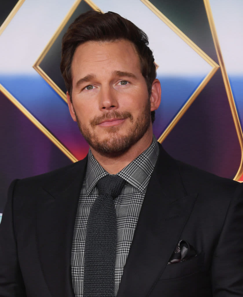 SAN DIEGO, CALIFORNIA - JULY 23: Chris Pratt participates in the Marvel Studios’ Live-Action presentation at San Diego Comic-Con on July 23, 2022. (Photo by Alberto E. Rodriguez/Getty Images for Disney)