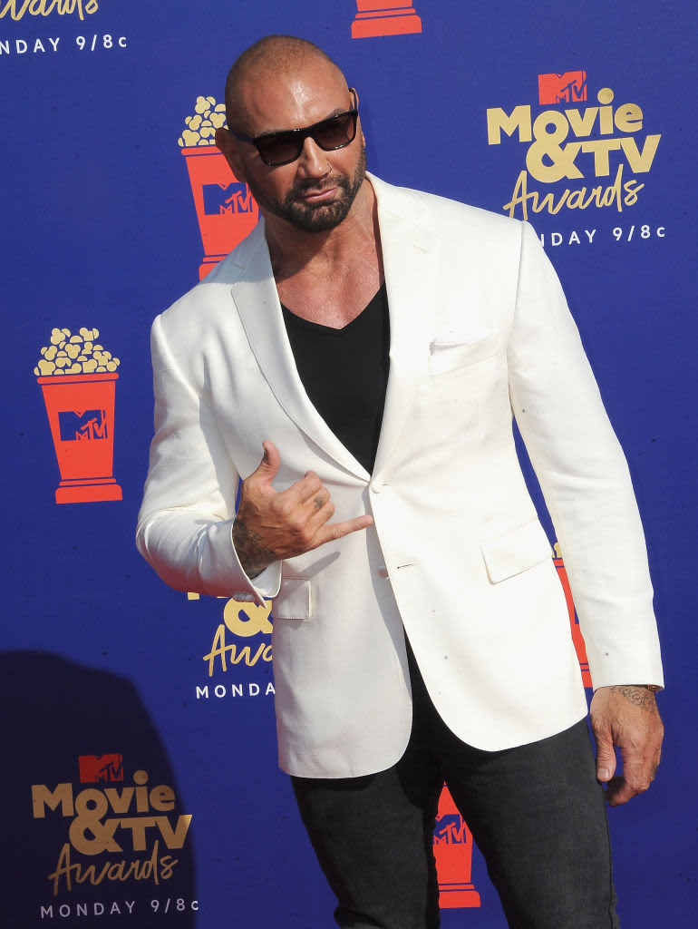 VENICE, ITALY - SEPTEMBER 03: Dave Bautista attends the red carpet of the movie "Dune" during the 78th Venice International Film Festival on September 03, 2021 in Venice, Italy. (Photo by Elisabetta A. Villa/Getty Images)