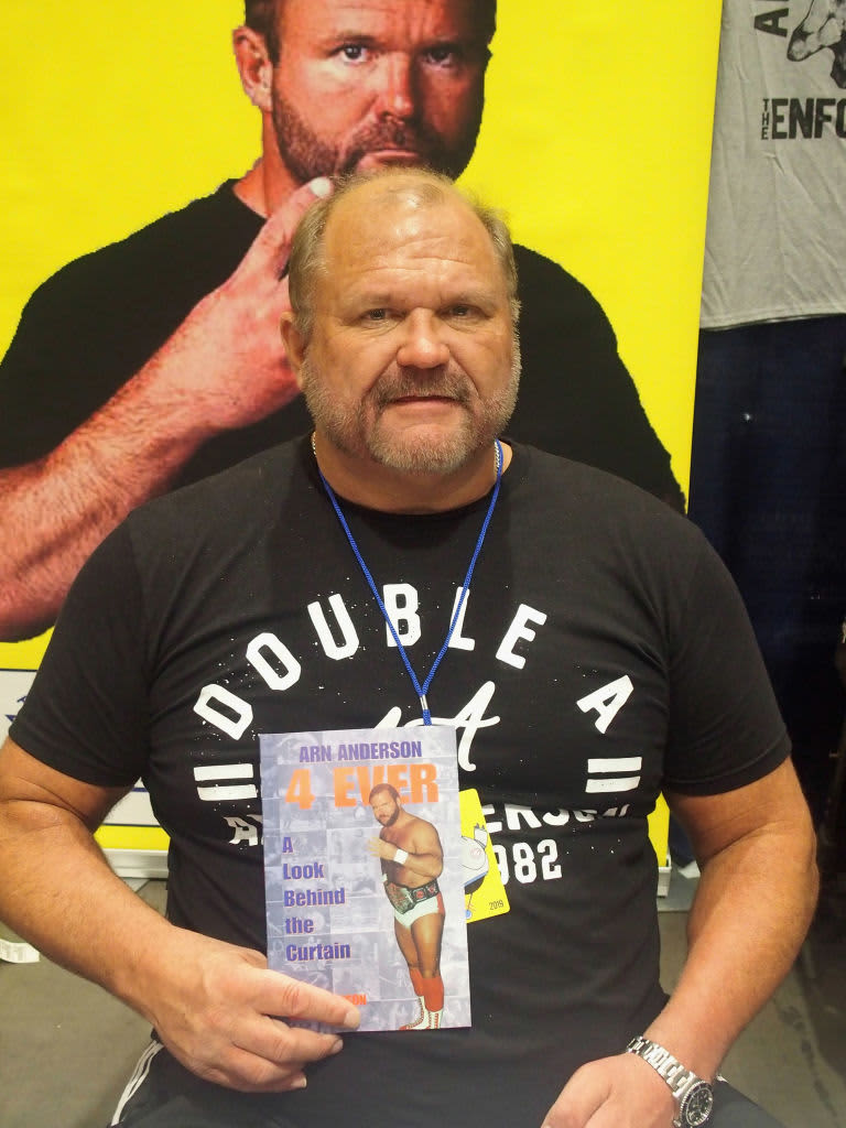 RALEIGH, NC - JULY 25:  Arn Anderson attends GalaxyCon Raleigh 2019 at Raleigh Convention Center on July 25, 2019 in Raleigh, North Carolina.  (Photo by Bobby Bank/Getty Images)