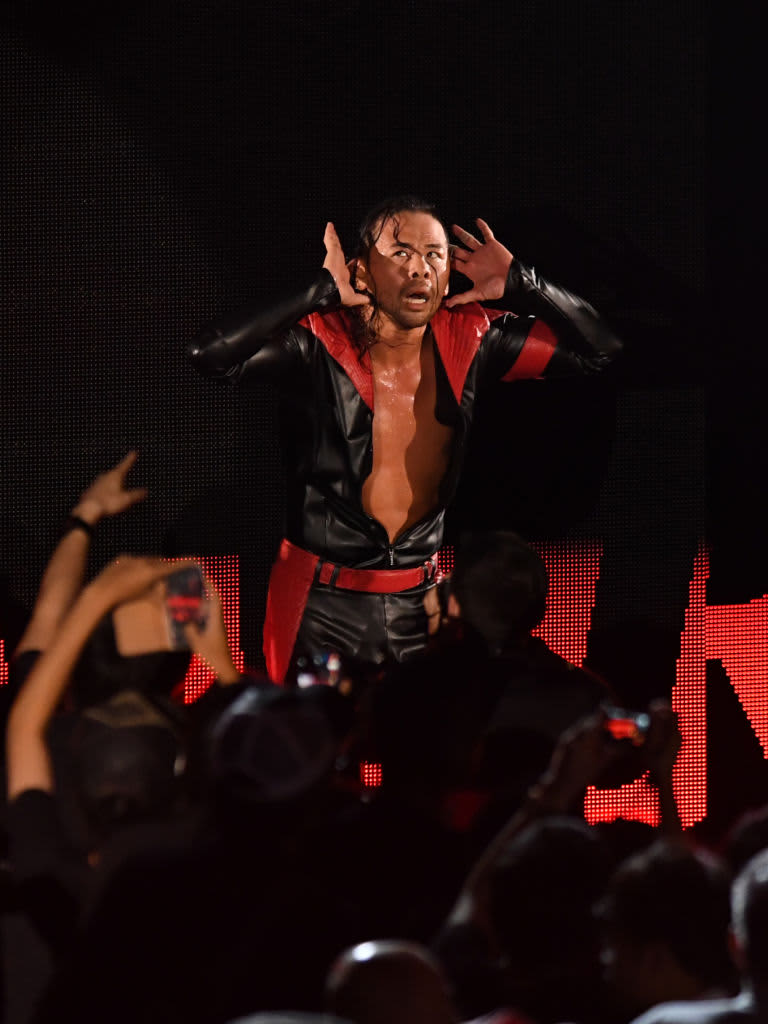 TOKYO,JAPAN - JUNE 28: Shinsuke Nakamura enters the ring during the WWE Live Tokyo at Ryogoku Kokugikan on June 28, 2019 in Tokyo, Japan. (Photo by Etsuo Hara/Getty Images)