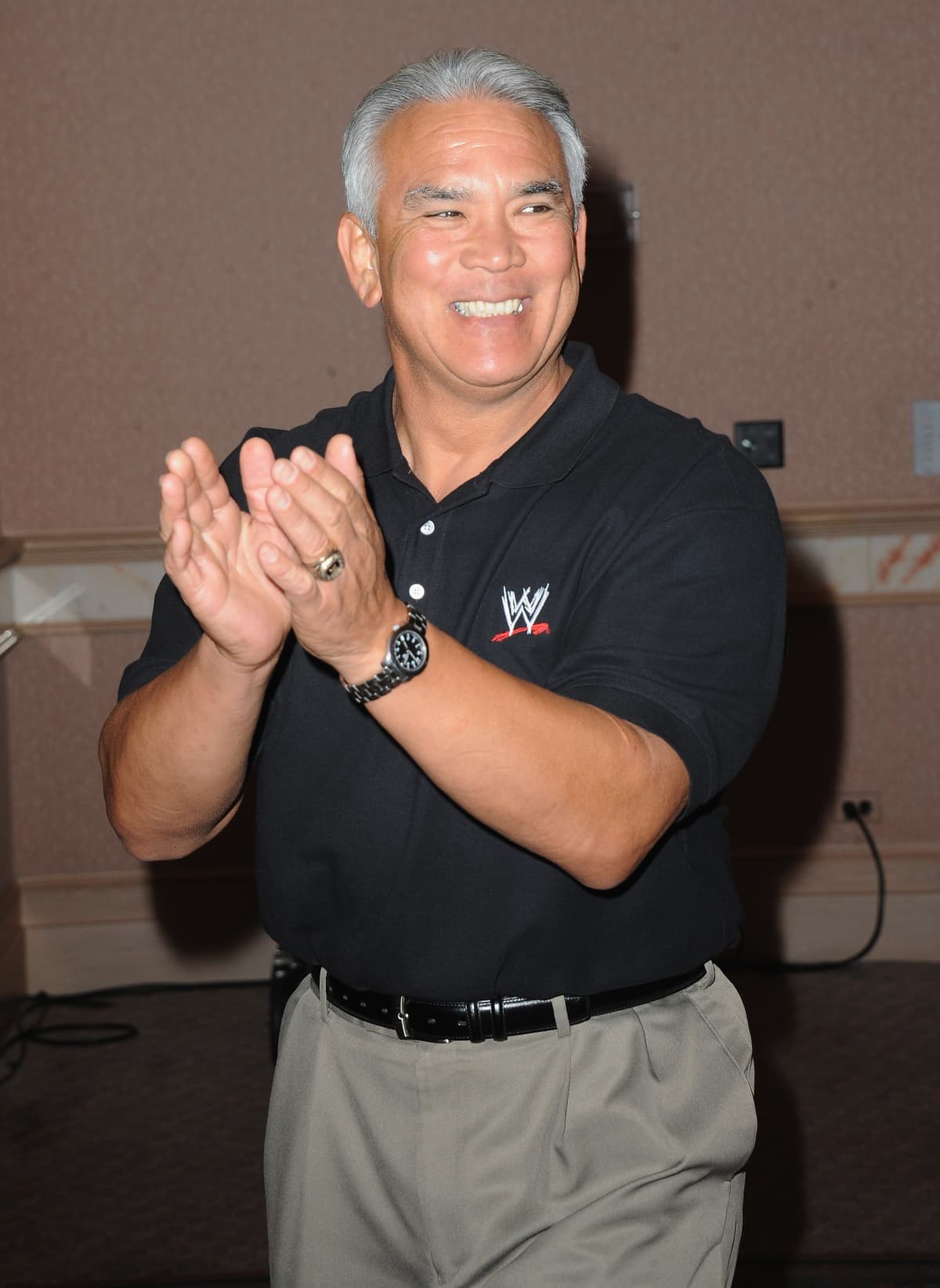 PHILADELPHIA, PA - JUNE 01:  WWE Ricky "The Dragon" Steamboat attends Philadelphia Comic Con 2013 - Day 3 at the Pennsylvania Convention Center on June 1, 2013 in Philadelphia, Pennsylvania.  (Photo by Gilbert Carrasquillo/Getty Images)