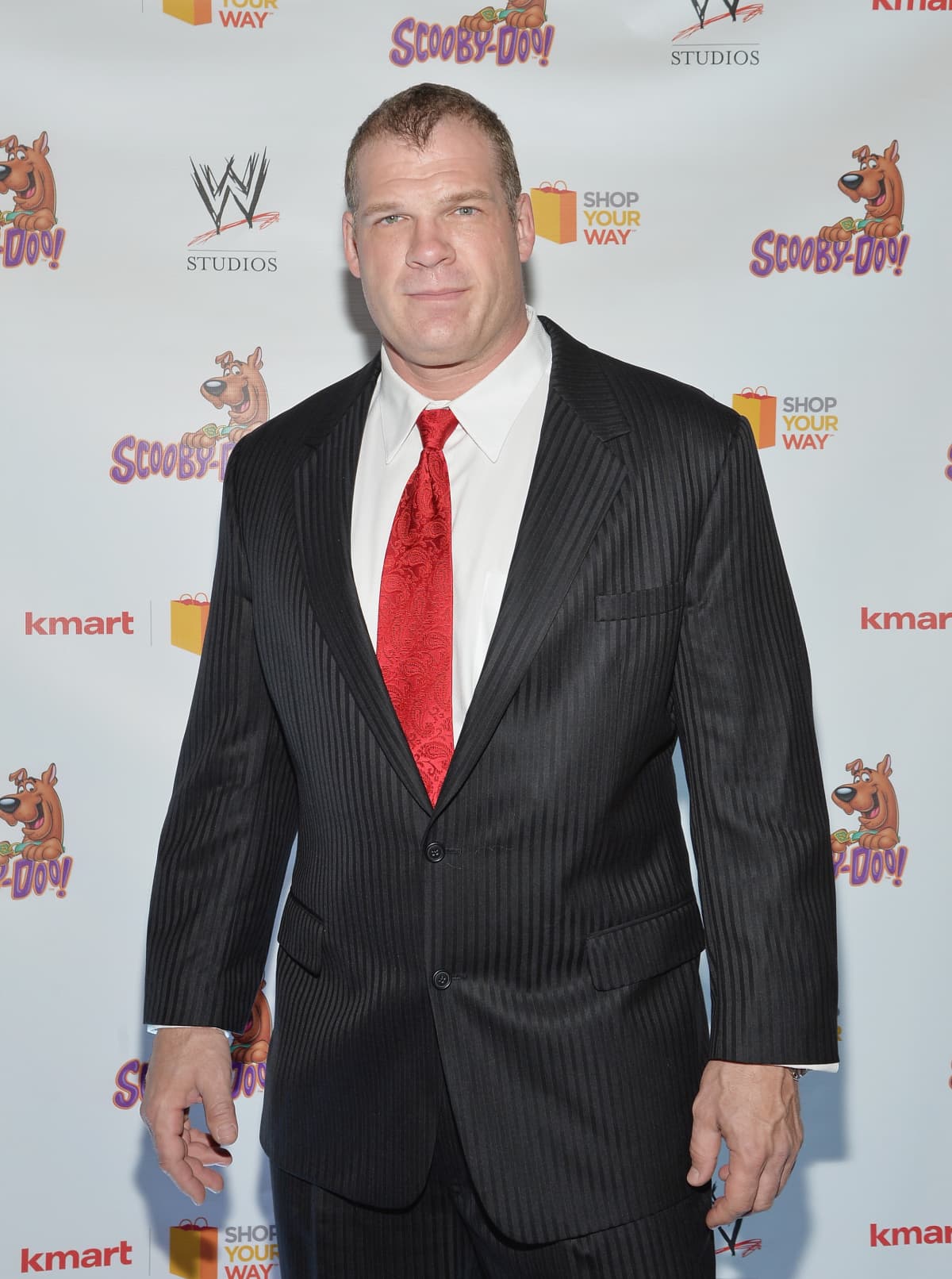 ATLANTA, GA - APRIL 03: Kane attends the 2011 WWE Hall Of Fame Induction Ceremony at the Philips Arena on April 3, 2011 in Atlanta, Georgia. (Photo by Moses Robinson/Getty Images)