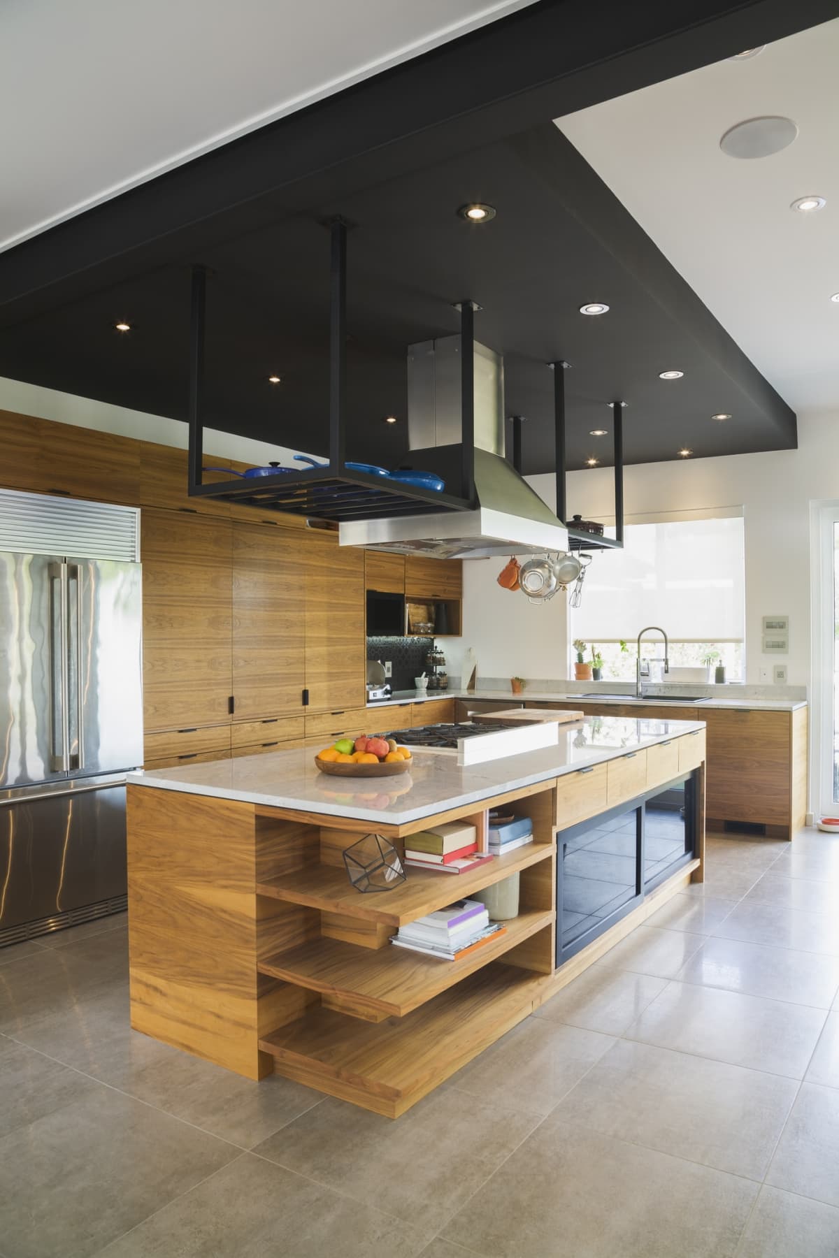 Modern kitchen with island and ample space