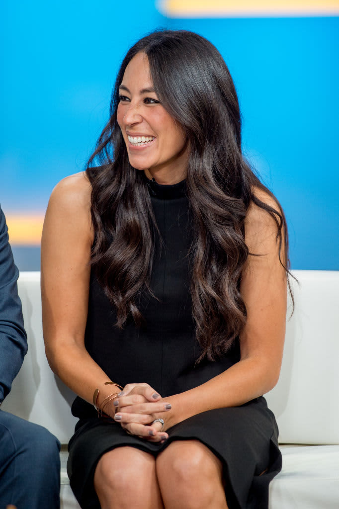 Joanna Gaines visits "Fox &amp; Friends" to discuss the book 'Capital Gaines' and the ending of the show 'Fixer Upper' at Fox News Studios on October 18, 2017 in New York City.  (Photo by Roy Rochlin/Getty Images)